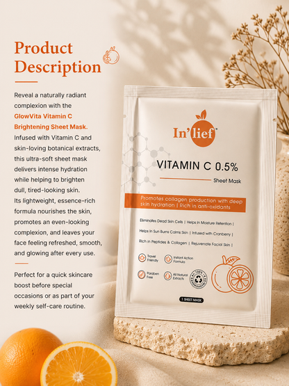 In'lief™ Niacinamide 1% Sheet Mask
