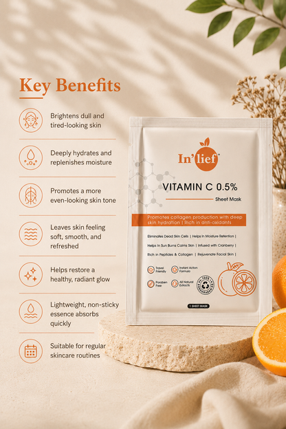 In'lief™ Niacinamide 1% Sheet Mask