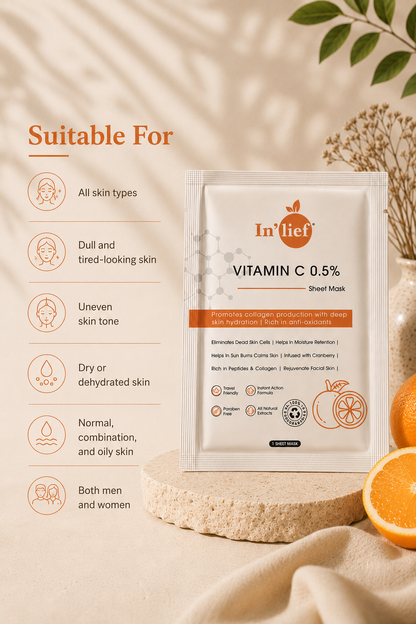 In'lief™ Niacinamide 1% Sheet Mask