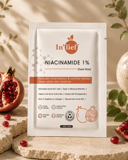 In'lief™ Niacinamide 1% Sheet Mask