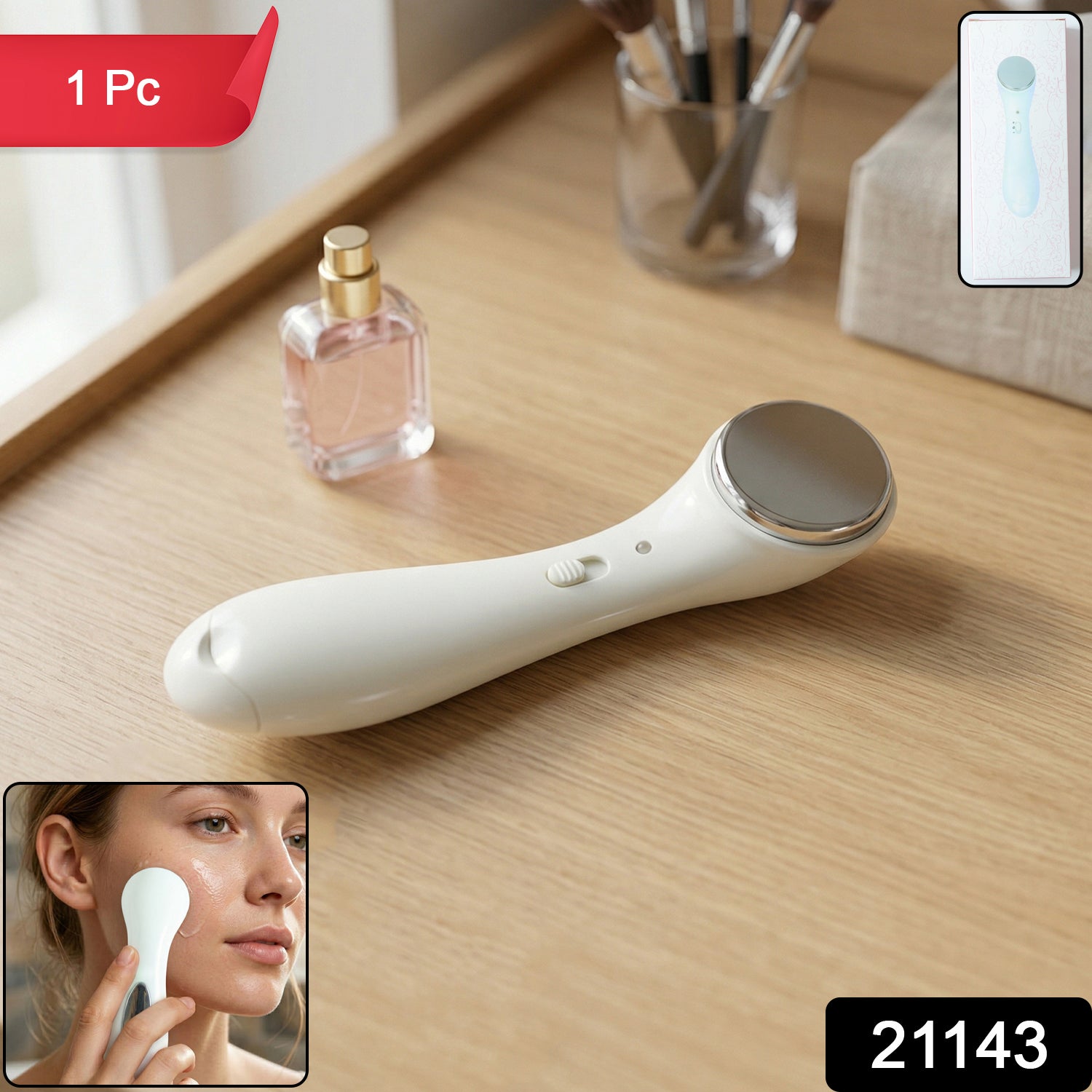 Portable Facial Massager Device (1 Pc)