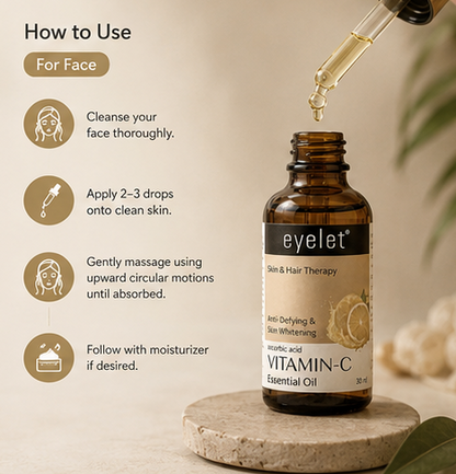 Eyelet Vitamin C Essential Oil for Bright & Radiant Skin – 30ml