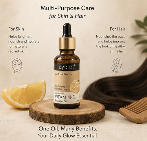 Eyelet Vitamin C Essential Oil for Bright & Radiant Skin – 30ml