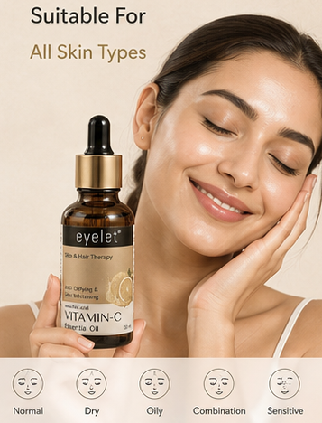 Eyelet Vitamin C Essential Oil for Bright & Radiant Skin – 30ml